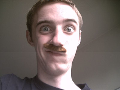 Some say I look like Charlie Chaplin in this one.